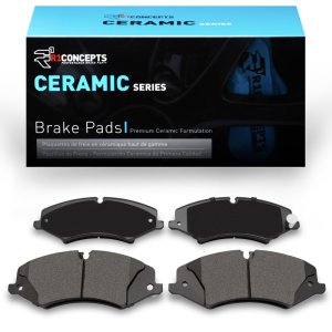 Land Rover LR4 Brake Pads - Front - R1 Concepts - Premium Ceramic - `10-`17 Land Rover LR4 Brake Pads - Front - R1 Concepts - Premium Ceramic - `10-`17